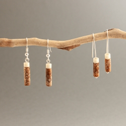 Boucles d'oreilles Papyrus