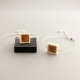 Bracelet Pixel en ivoire végétal et pomme de pin - artisanat de Lège Cap Ferret