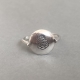 Bague Pikto Duo en argent et poinçon pomme de pin - artisanat d'art à Lège Cap Ferret