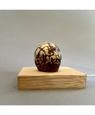 Objets Déco -  Art de la table - Veilleuse en ivoire végétal par Kokobelli - Atelier d'Art sur le bassin d'Arcachon