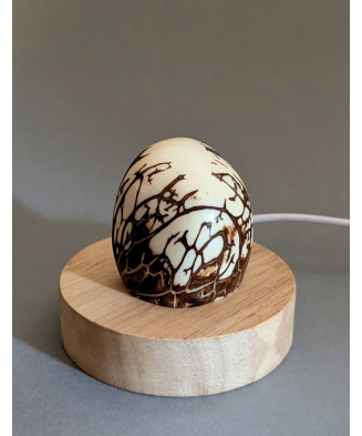 Objets Déco -  Art de la table - Veilleuse en ivoire végétal par Kokobelli - Atelier d'Art sur le bassin d'Arcachon
