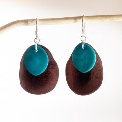 Sélection de bijoux en Tagua, Boucles d'oreilles Diva