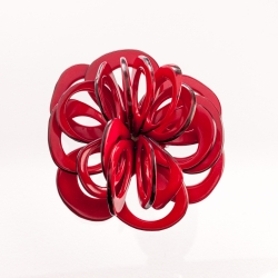  Broche Rose Dentelle en tagua, ivoire végétal par Kokobelli