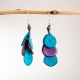 Boucles d'oreilles Cascades (couleur)