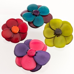 Broche Fleur couleur