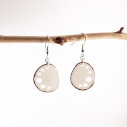 Boucles d'oreilles Mini Kalax blanches