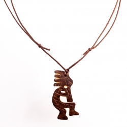  Collier Kokopelli pendentif en tagua, ivoire végétal par Kokobelli