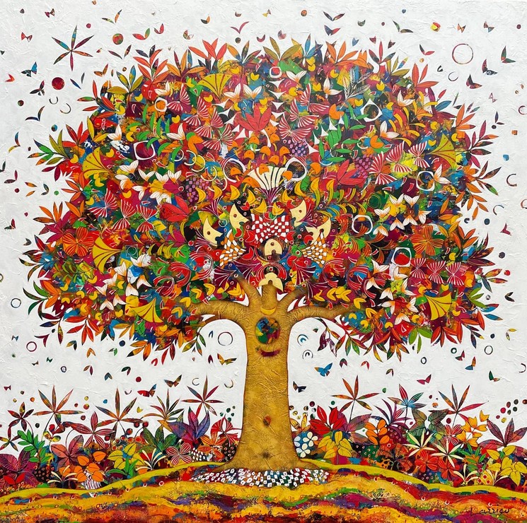 Arbre de vie blanc, Jean-François Larrieu